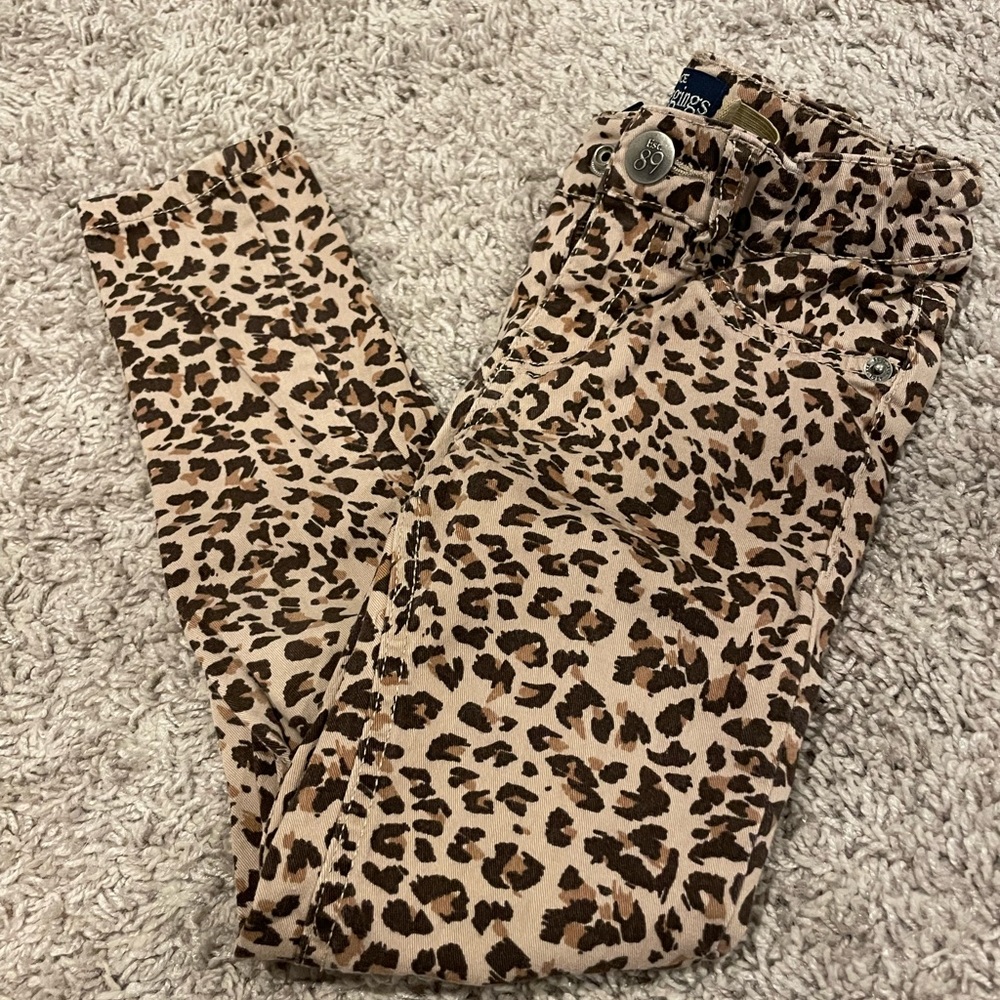 Girl’s Cheetah Print Pants